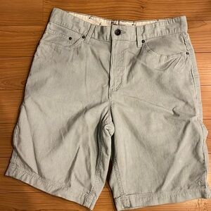 Hang 🦶 Ten, men’s light gray corduroy shorts